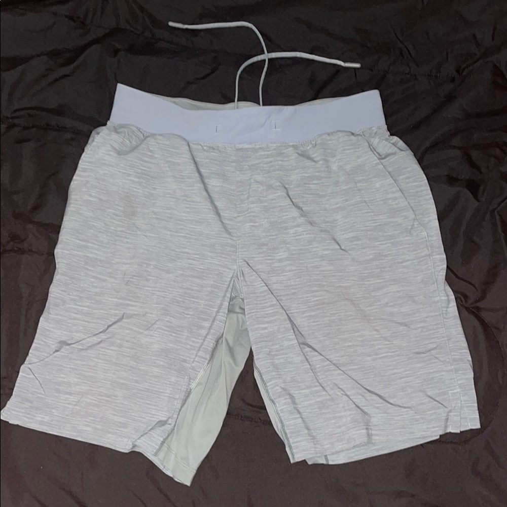 Lululemon Men's Gray Athletic Shorts.